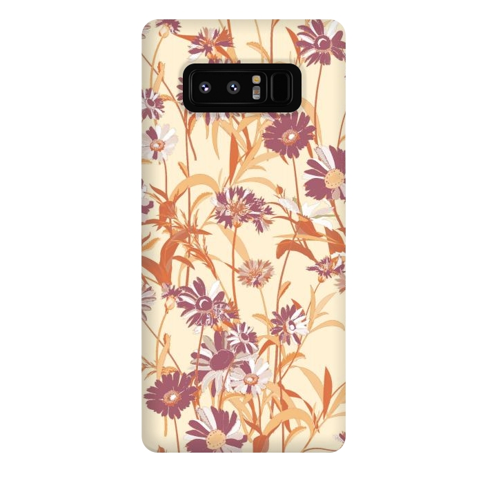 Galaxy Note 8 StrongFit Bright wild flowers meadow by Oana 