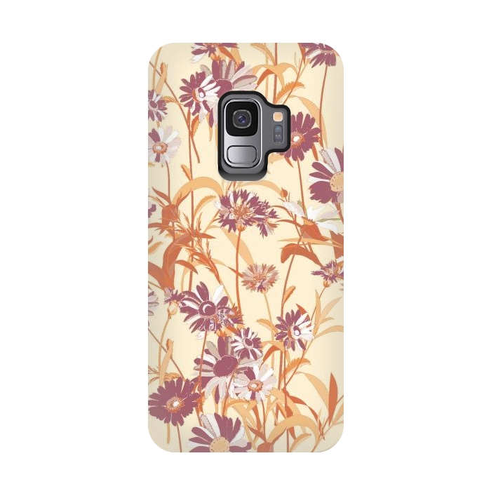 Galaxy S9 StrongFit Bright wild flowers meadow by Oana 