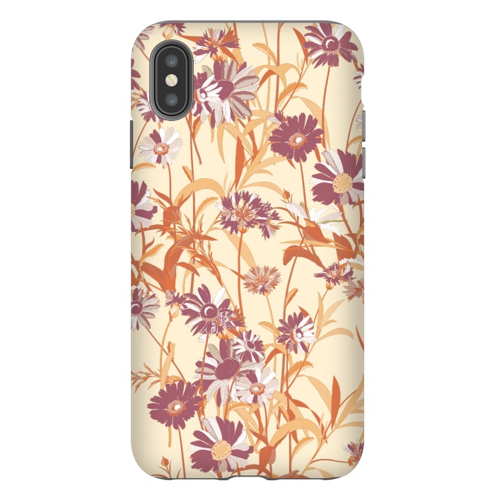 iPhone Xs Max StrongFit Bright wild flowers meadow by Oana 