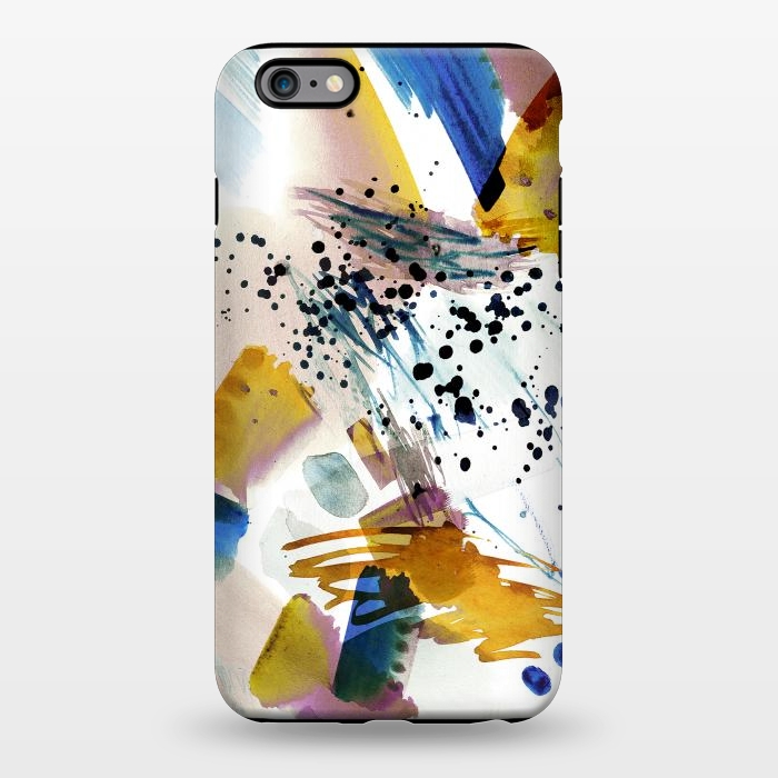 iPhone 6/6s plus StrongFit Colorful watercolor painting splatter by Oana 