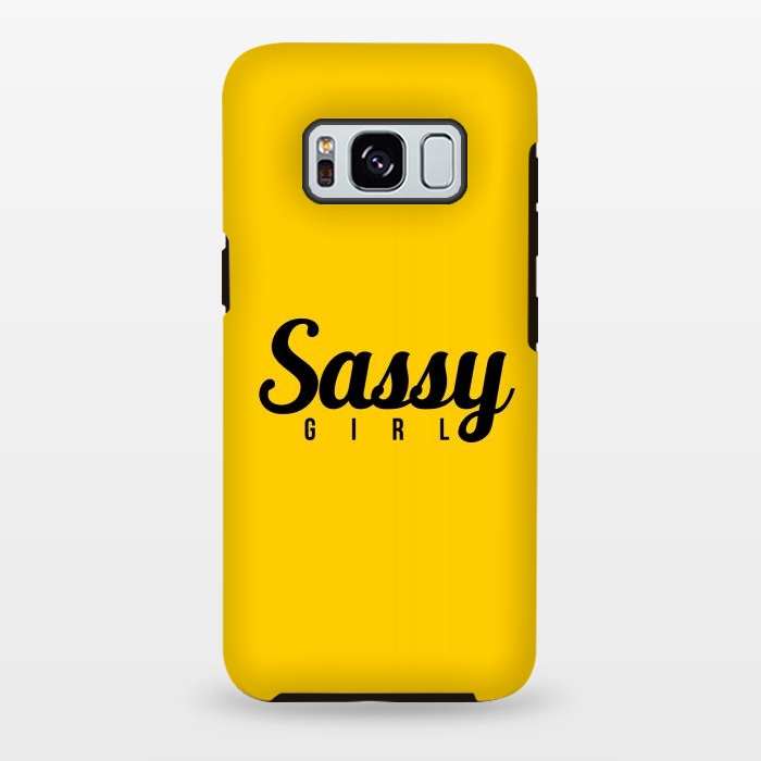 Galaxy S8 plus StrongFit Sassy Girl by Dhruv Narelia
