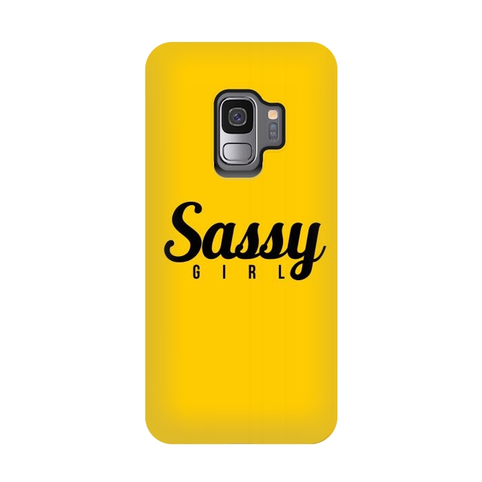 Galaxy S9 StrongFit Sassy Girl by Dhruv Narelia