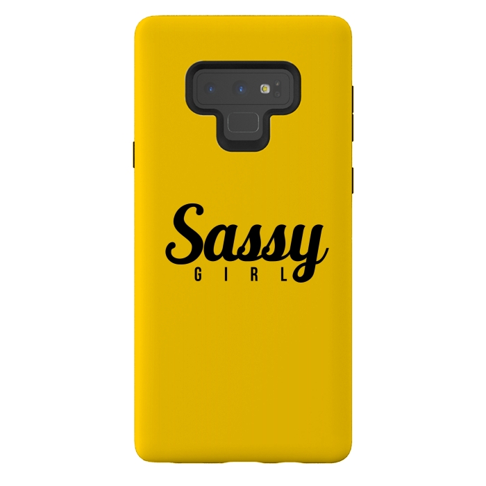 Galaxy Note 9 StrongFit Sassy Girl by Dhruv Narelia