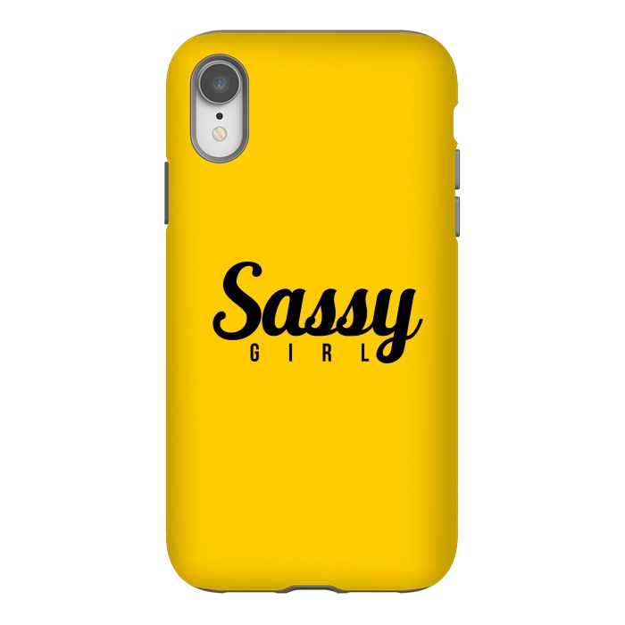iPhone Xr StrongFit Sassy Girl by Dhruv Narelia