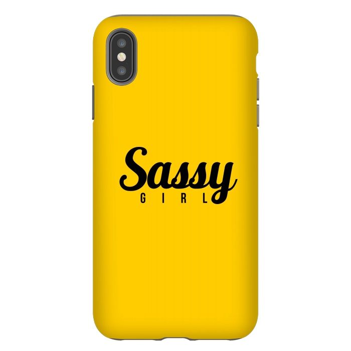 iPhone Xs Max StrongFit Sassy Girl by Dhruv Narelia