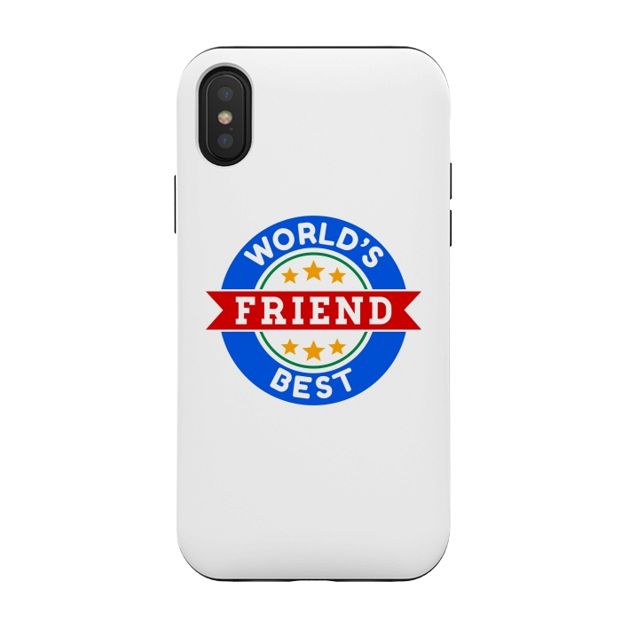 iPhone Xs / X StrongFit World's Best Friend by Dhruv Narelia