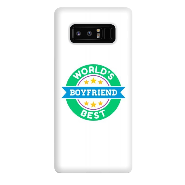 Galaxy Note 8 StrongFit World's Best Boyfriend by Dhruv Narelia