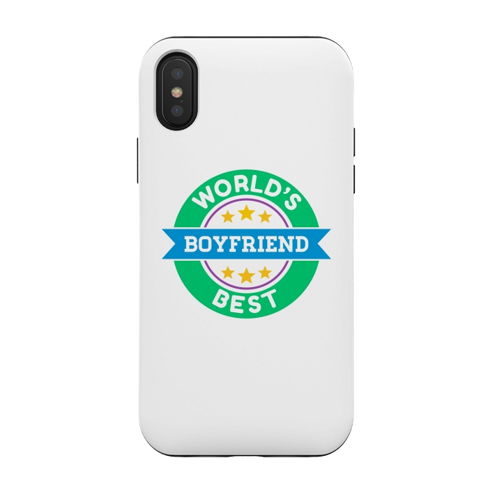 iPhone Xs / X StrongFit World's Best Boyfriend by Dhruv Narelia