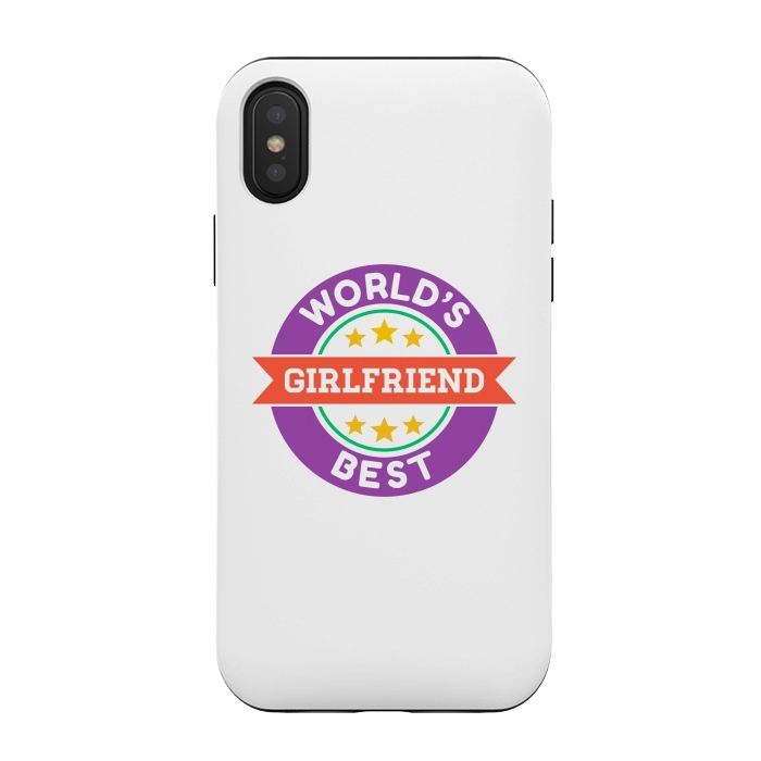 iPhone Xs / X StrongFit World's Best Girlfriend by Dhruv Narelia