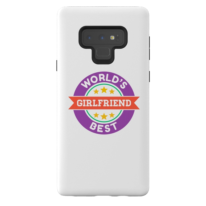 Galaxy Note 9 StrongFit World's Best Girlfriend by Dhruv Narelia