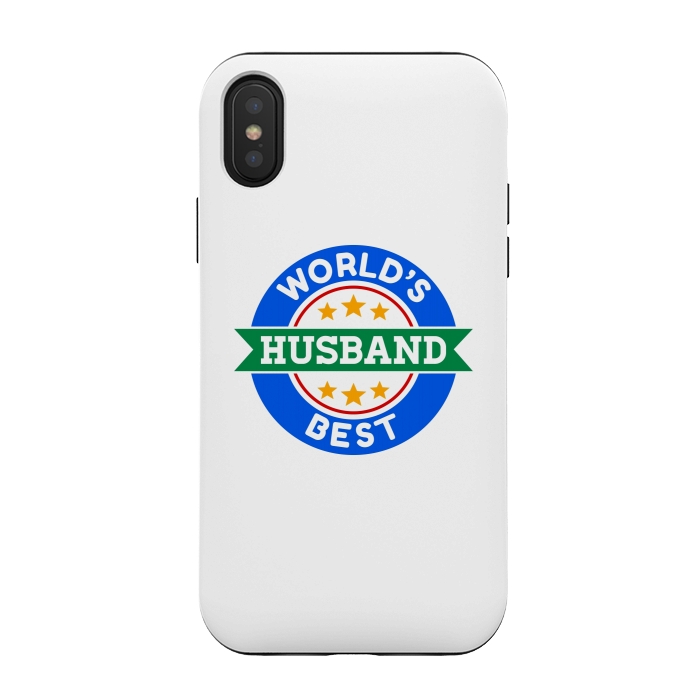 iPhone Xs / X StrongFit World's Best Husband by Dhruv Narelia