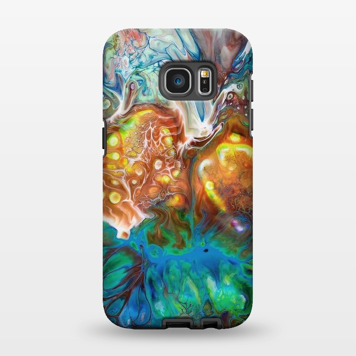 Galaxy S7 EDGE StrongFit Abstract Crossfire by Creativeaxle