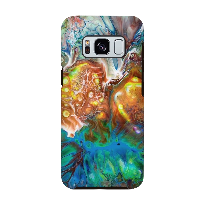 Galaxy S8 StrongFit Abstract Crossfire by Creativeaxle