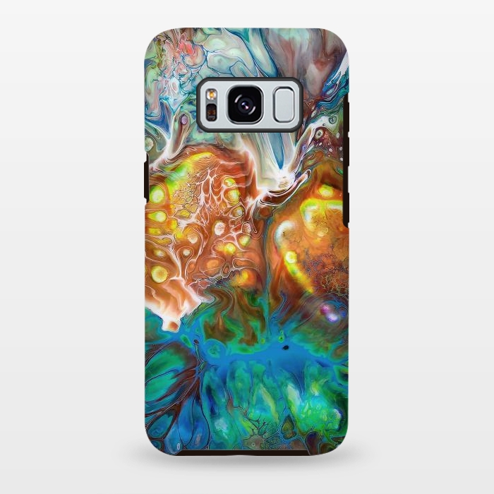 Galaxy S8 plus StrongFit Abstract Crossfire by Creativeaxle
