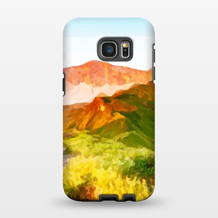 Galaxy S7 EDGE StrongFit Forest Mountain by Creativeaxle