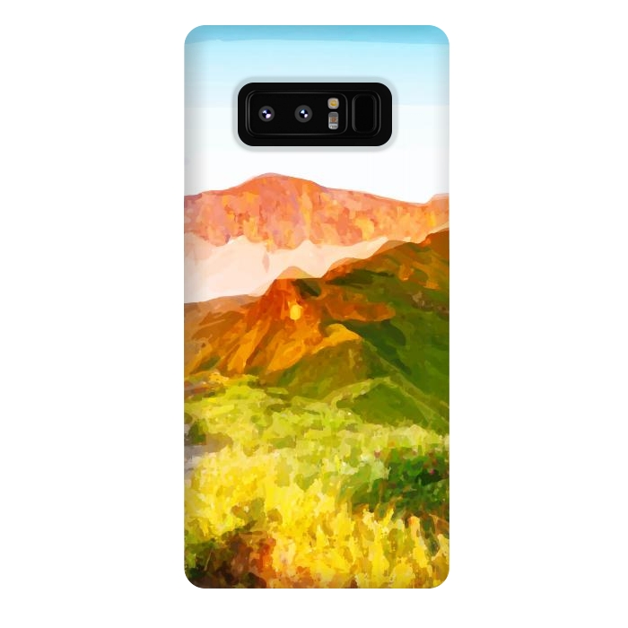 Galaxy Note 8 StrongFit Forest Mountain by Creativeaxle