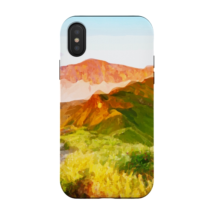 iPhone Xs / X StrongFit Forest Mountain by Creativeaxle