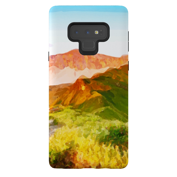 Galaxy Note 9 StrongFit Forest Mountain by Creativeaxle