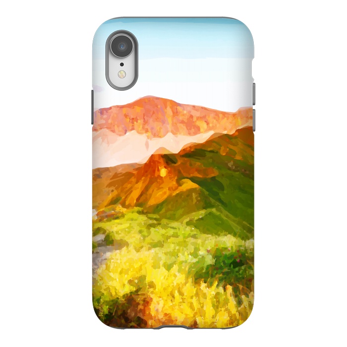 iPhone Xr StrongFit Forest Mountain by Creativeaxle