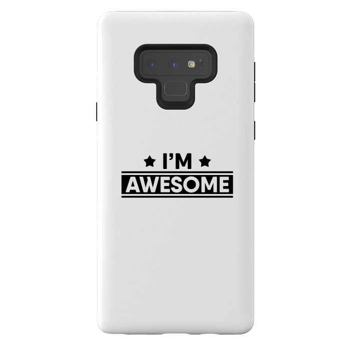 Galaxy Note 9 StrongFit I'm Awesome by Dhruv Narelia