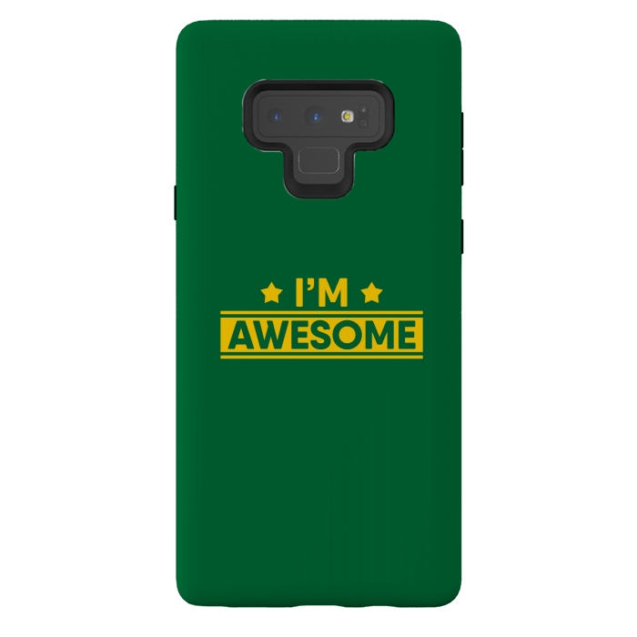 Galaxy Note 9 StrongFit I Am Awesome by Dhruv Narelia