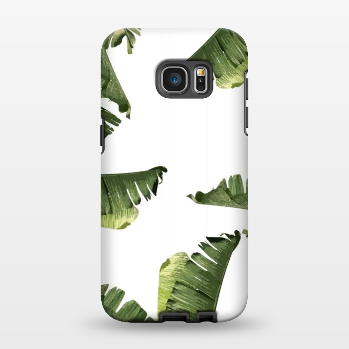 Galaxy S7 EDGE StrongFit Banana Leaves by Creativeaxle