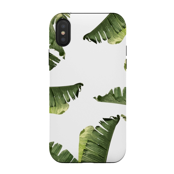 iPhone Xs / X StrongFit Banana Leaves by Creativeaxle