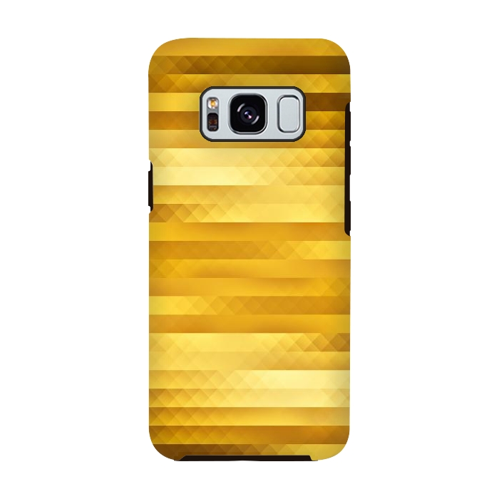 Galaxy S8 StrongFit Gold Color Pattern by Art Design Works
