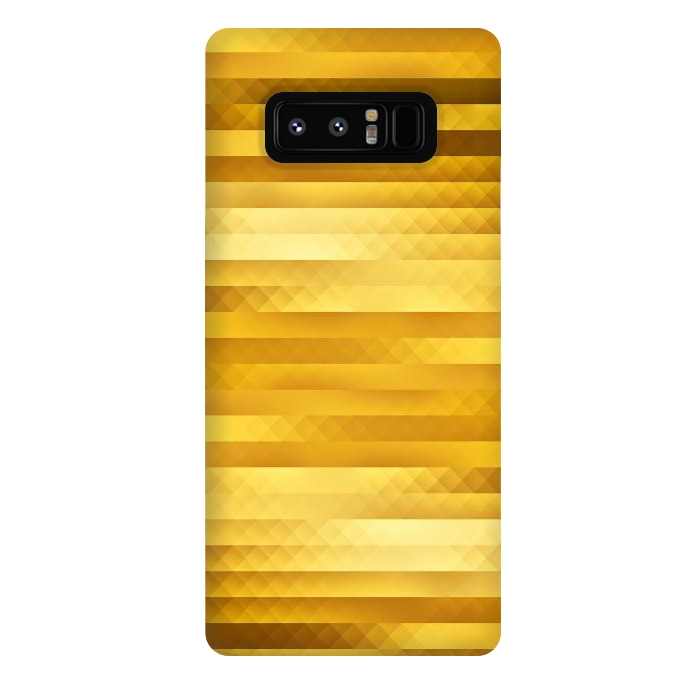 Galaxy Note 8 StrongFit Gold Color Pattern by Art Design Works