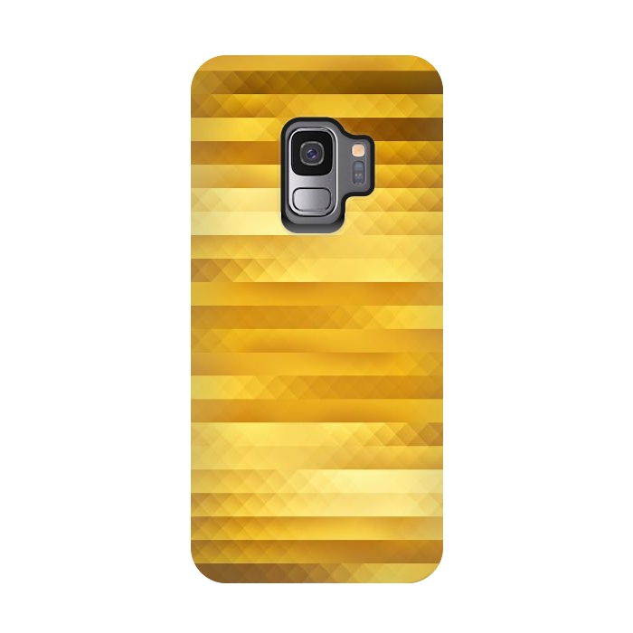 Galaxy S9 StrongFit Gold Color Pattern by Art Design Works