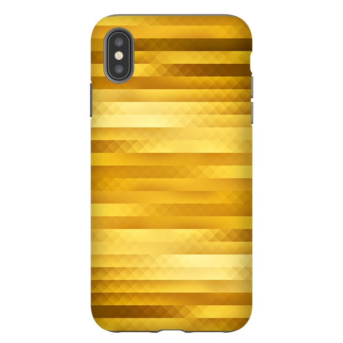 iPhone Xs Max StrongFit Gold Color Pattern by Art Design Works