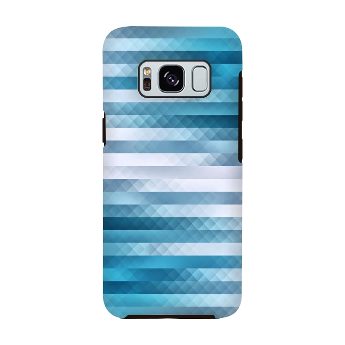 Galaxy S8 StrongFit Blue Color Pattern by Art Design Works
