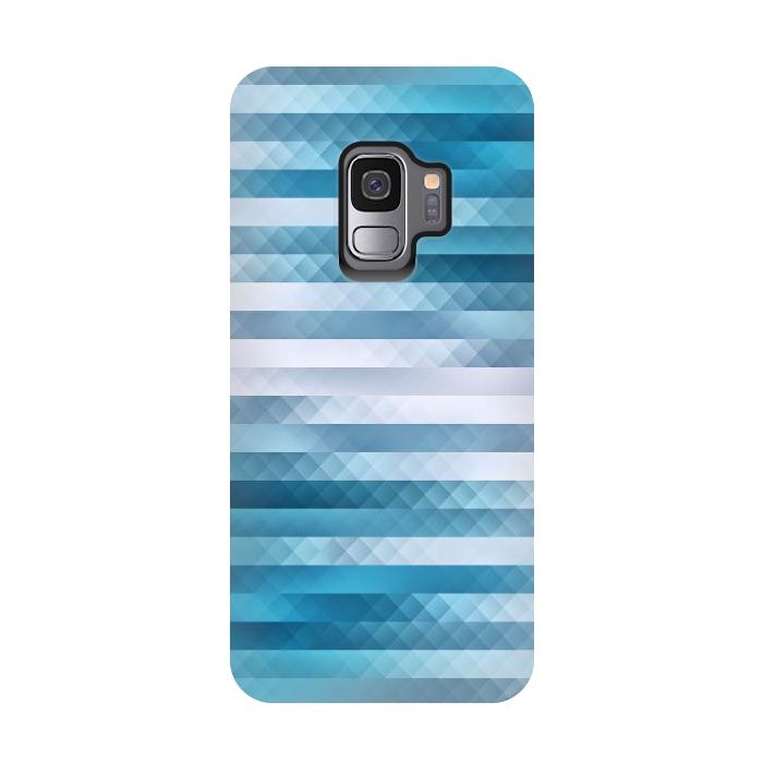 Galaxy S9 StrongFit Blue Color Pattern by Art Design Works