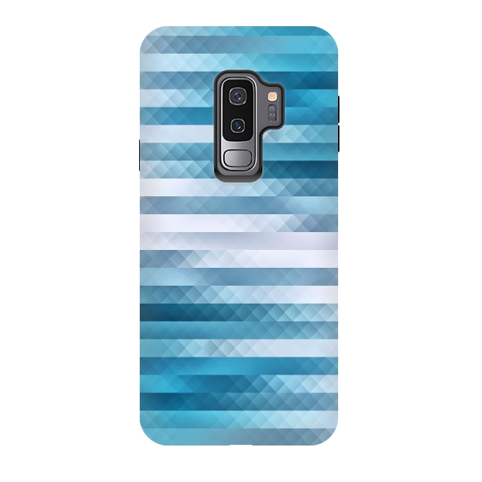 Galaxy S9 plus StrongFit Blue Color Pattern by Art Design Works