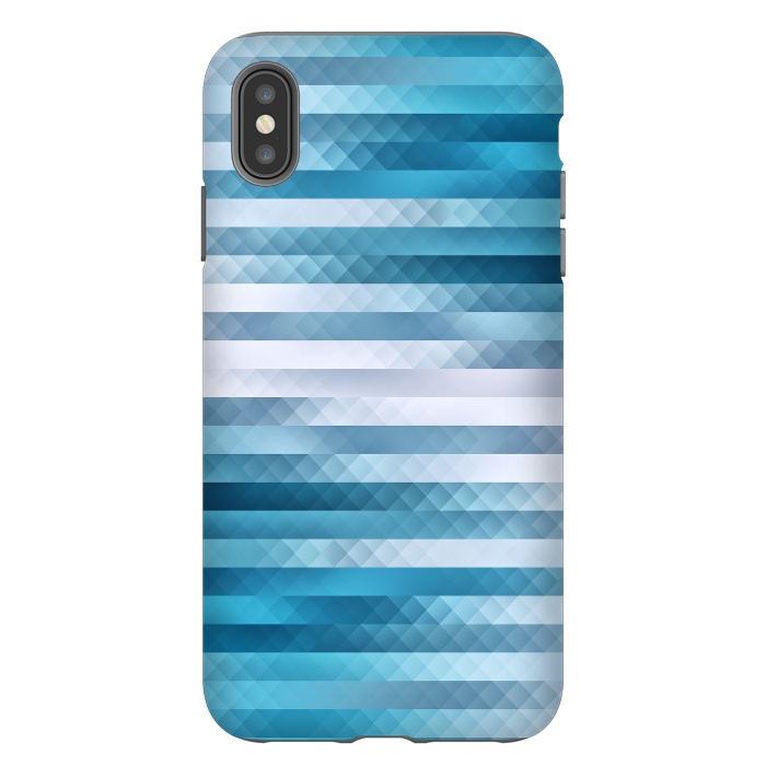 iPhone Xs Max StrongFit Blue Color Pattern by Art Design Works
