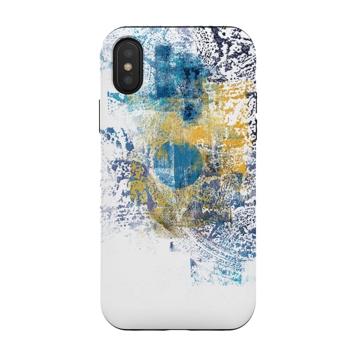 iPhone Xs / X StrongFit Wild Eclipse - Abstract Painting I by Art Design Works