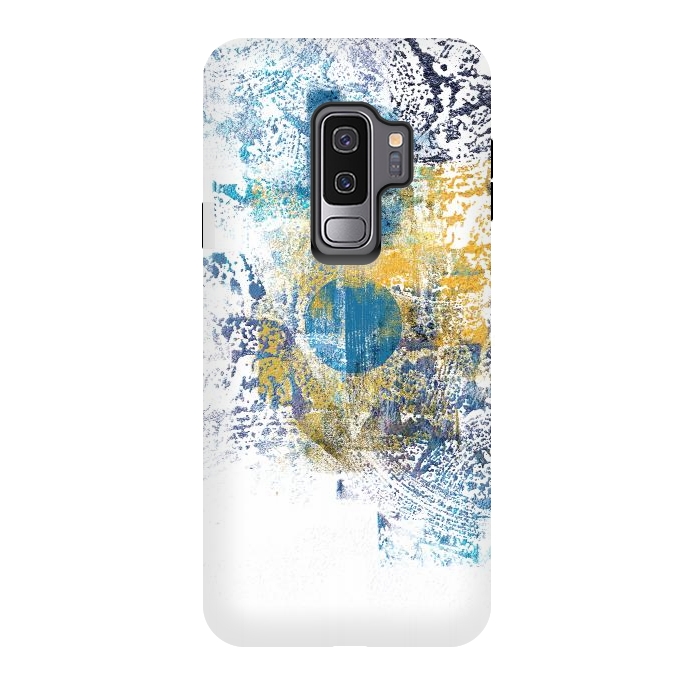 Galaxy S9 plus StrongFit Wild Eclipse - Abstract Painting I by Art Design Works