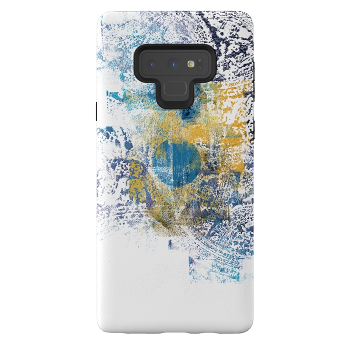 Galaxy Note 9 StrongFit Wild Eclipse - Abstract Painting I by Art Design Works