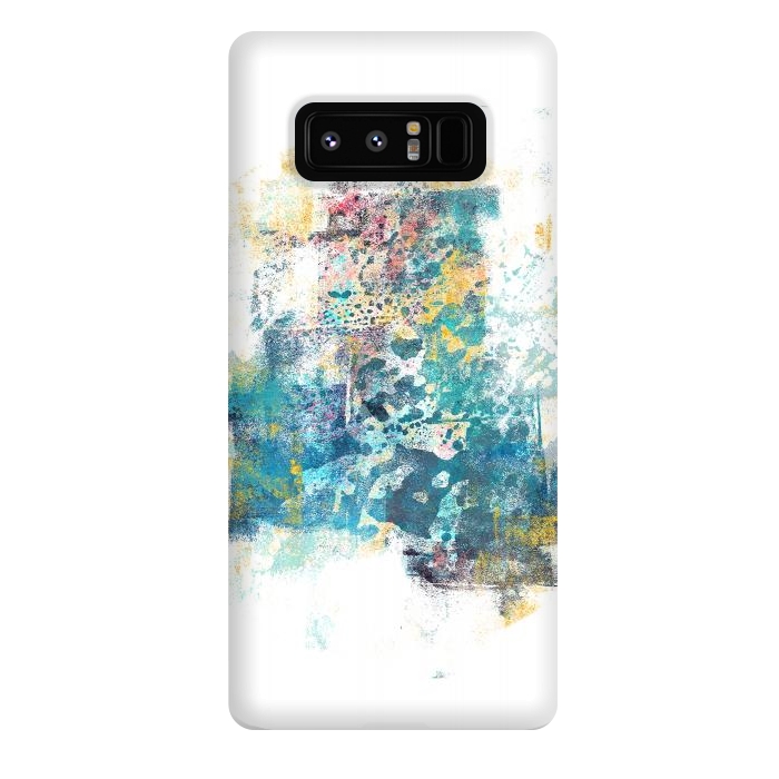 Galaxy Note 8 StrongFit City Tide - Abstract Painting II by Art Design Works