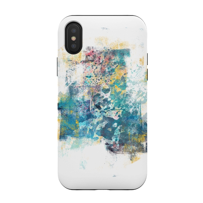 iPhone Xs / X StrongFit City Tide - Abstract Painting II by Art Design Works