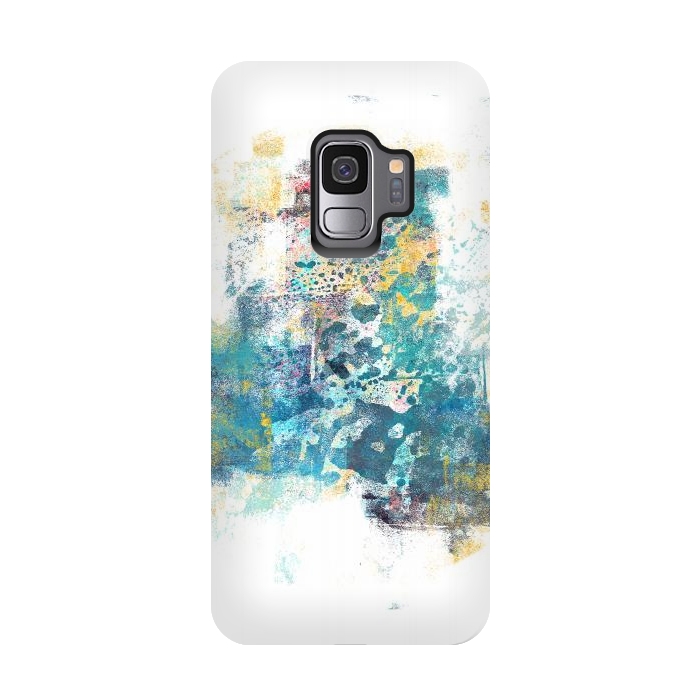 Galaxy S9 StrongFit City Tide - Abstract Painting II by Art Design Works