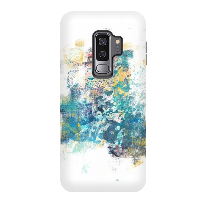 Galaxy S9 plus StrongFit City Tide - Abstract Painting II by Art Design Works