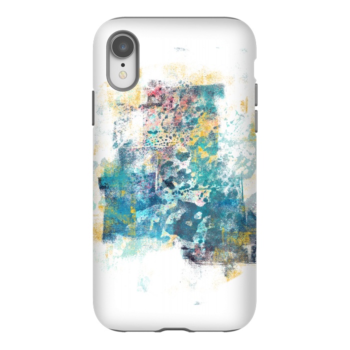 iPhone Xr StrongFit City Tide - Abstract Painting II by Art Design Works