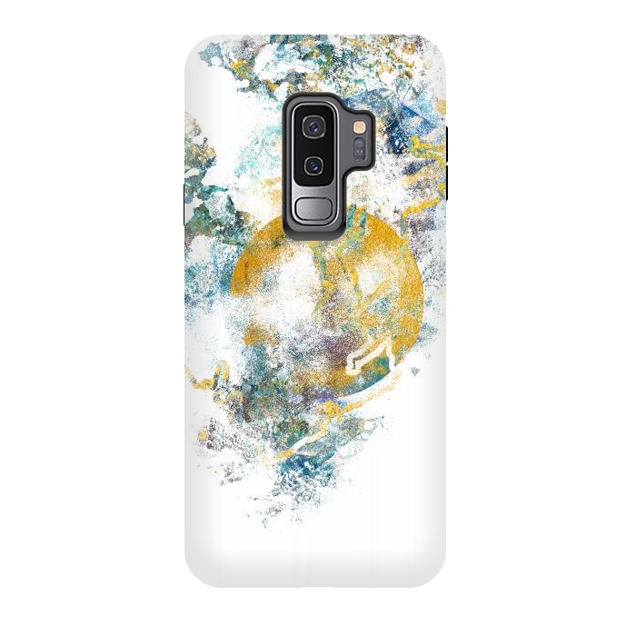 Galaxy S9 plus StrongFit Nature's Call - Abstract Painting III by Art Design Works