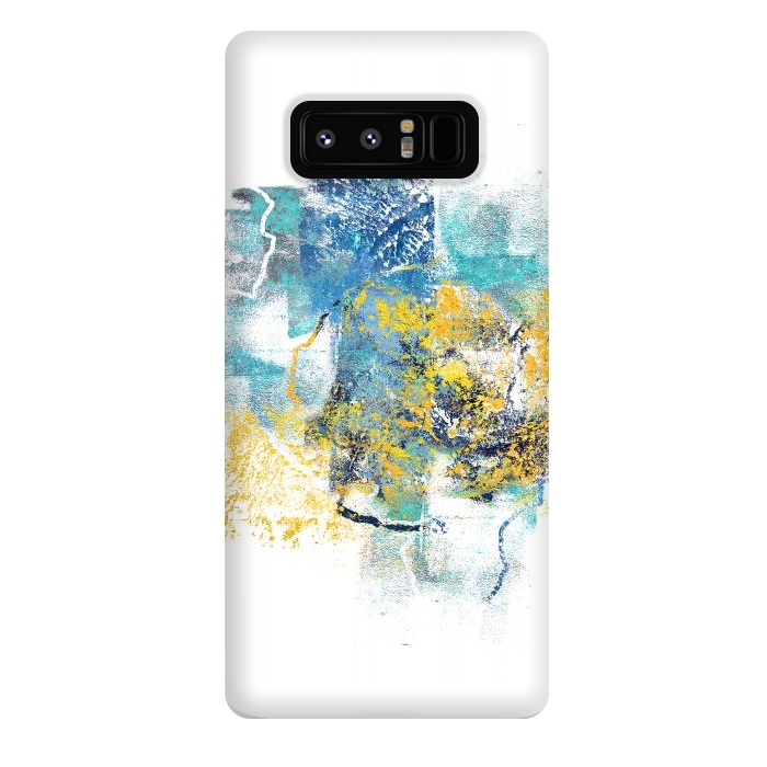 Galaxy Note 8 StrongFit Nature Regrowth - Abstract Painting V by Art Design Works