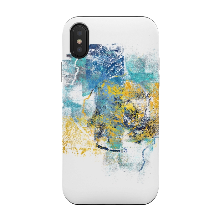 iPhone Xs / X StrongFit Nature Regrowth - Abstract Painting V by Art Design Works