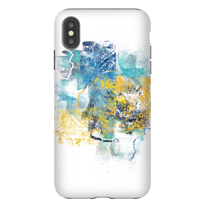 iPhone Xs Max StrongFit Nature Regrowth - Abstract Painting V by Art Design Works
