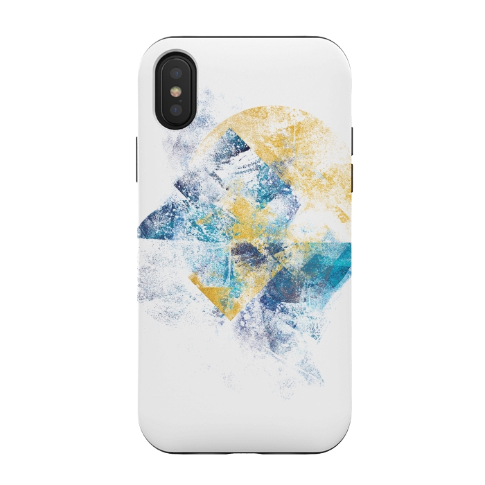 iPhone Xs / X StrongFit Mystic Horizon - Abstract Painting VI by Art Design Works