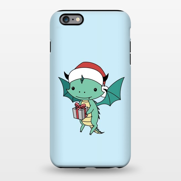 iPhone 6/6s plus StrongFit Christmas dragon by Laura Nagel