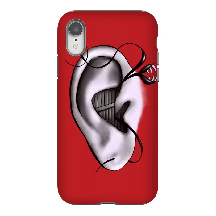 iPhone Xr StrongFit Weird Ear Monster Digital Art by Boriana Giormova